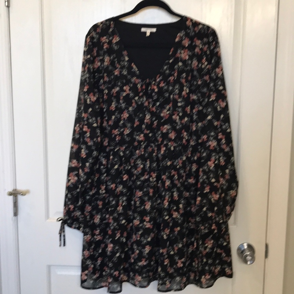Maurice’s Black Floral Dress XXL